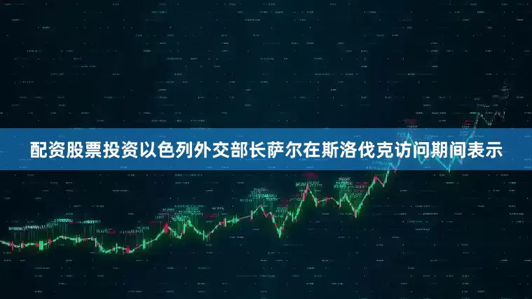 配资股票投资以色列外交部长萨尔在斯洛伐克访问期间表示