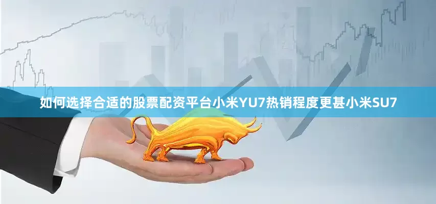 如何选择合适的股票配资平台小米YU7热销程度更甚小米SU7